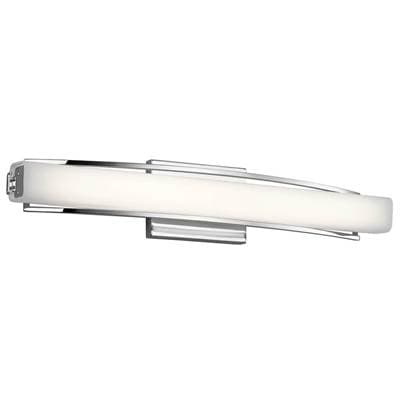 Elan Linear Bath 25in LED - Chrome by Elan