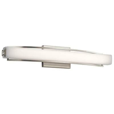 Elan Linear Bath 25in LED - Brushed Nickel by Elan
