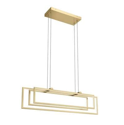 Elan Linear Chandelier - Champagne Gold by Elan