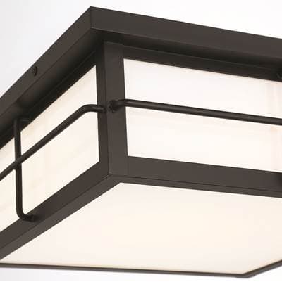 Eurofase Bensa, Outdoor, 13'', Matte Black, White Glass by Eurofase