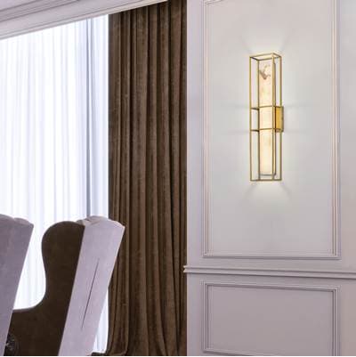 Eurofase Blakley, Outdoor 24'', Matte Gold, Alabaster