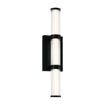 Eurofase Fayton, Outdoor, 21'', Matte Black, Clear Glass