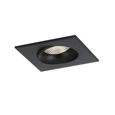 Eurofase Midway 3.5'' 12W 1 Light Square Gimbal Trim 5Cct - Black by Eurofase