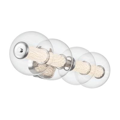 Eurofase Atomo, Vanity, 4Lt, 30'', Chrome, Clear Glass by Eurofase