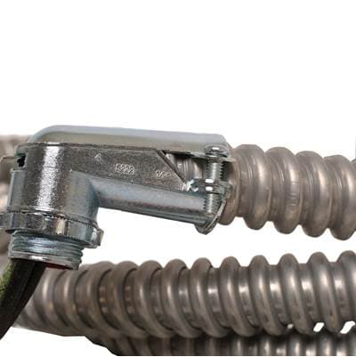Eurofase Efhtw50 4-Wire Hi-temp Whip for Flush Mount Kit - 50 Feet - White