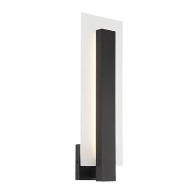 Eurofase Carta, Outdoor, 22'', Matte Black, Frosted Glass