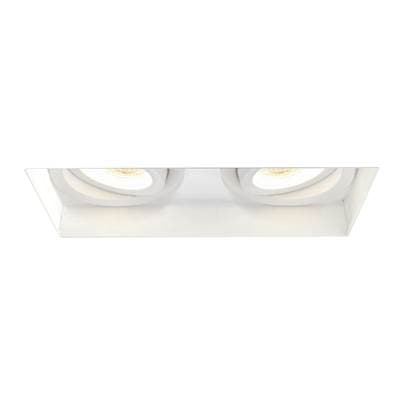 Eurofase Amigo 15W 2 Lights Trimless Gimbal 3000K Black - White by Eurofase