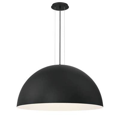 Eurofase Laverton, Chandelier, 36'', Matte Black, Black Steel by Eurofase