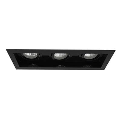 Eurofase Amigo 15W 3 Lights Trim Downlight 3500K - Black