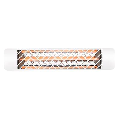 Eurofase Ef15120w1 Single Element 39 Inch 1500 Watt Electric Patio Heater - White