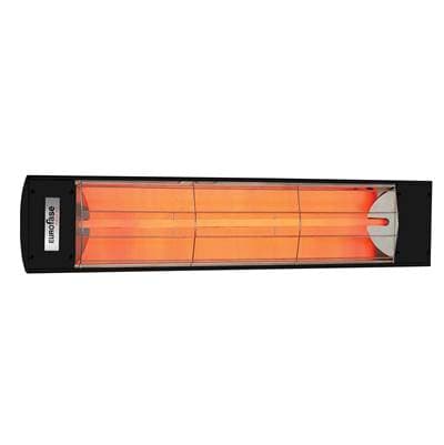 Eurofase Ef15120b Single Element 39 Inch 1500 Watt Electric Patio Heater - Black