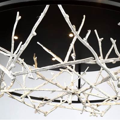 Eurofase Aerie, Chandelier 31'', Silver-black Mix - Silver Black Mix