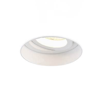 Eurofase Amigo 15W 1 Light Round Trimless Gimbal 3500K - White