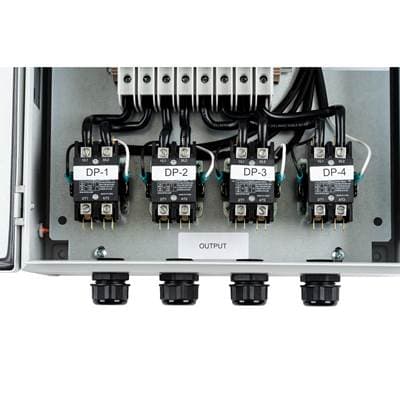 Eurofase Efcb48m2 2 Zone 277V to 480V Contactor Box - Light Grey