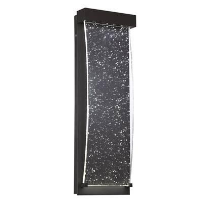 Kabo, Outdoor, 20'', Powder Coat Black, Clear Glass
