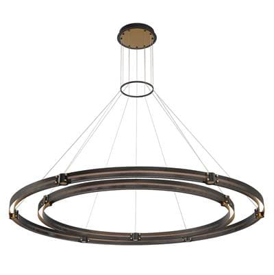 Eurofase Admiral, Chandelier 2-Light, 62'', Gold-black Mix - Gold Black Mix