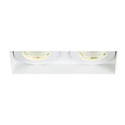 Eurofase Amigo 15W 2 Lights Trimless Downlight 3000K Black - White