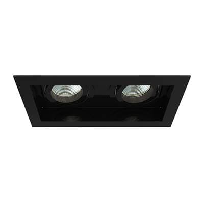 Eurofase Amigo 15W 2 Lights Trim Gimbal 3000K - Black by Eurofase