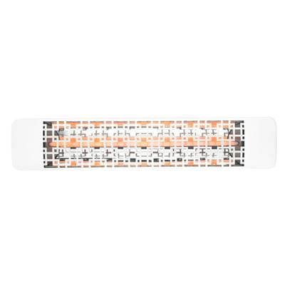 Eurofase Ef15120w5 Single Element 39 Inch 1500 Watt Electric Patio Heater - White