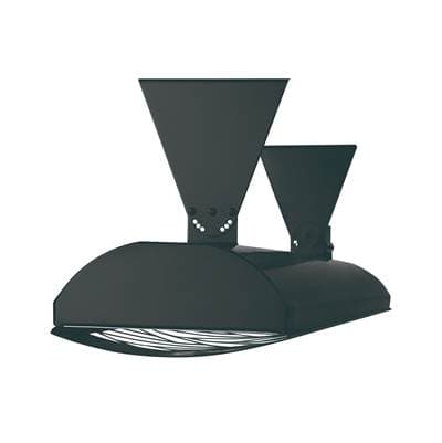 Eurofase Ef20208b2 Single Element 39 Inch 2000 Watt Electric Patio Heater - Black