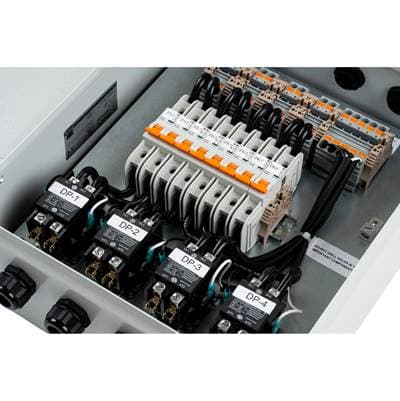 Eurofase Efcb48m3 3 Zone 277V to 480V Contactor Box - Light Grey