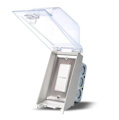 Eurofase Efswwps Flush Mount Single Duplex Stack Switch with Weatherproof Cover and Gang Box -...