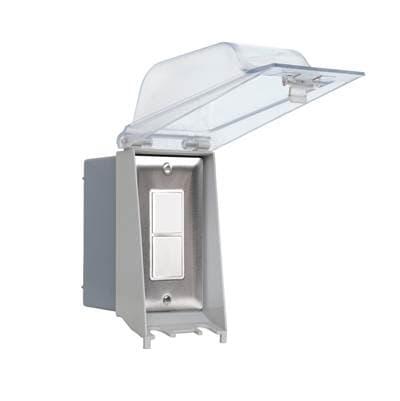 Eurofase Efsowps Surface Mount Single Duplex Stack Switch with Weatherproof Cover and Gang Box -...
