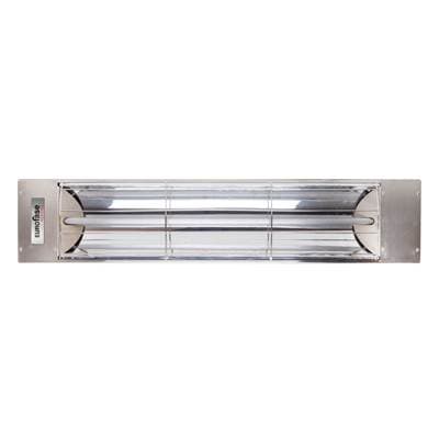 Eurofase Ef15120s Single Element 39 Inch 1500 Watt Electric Patio Heater - Stainless Steel