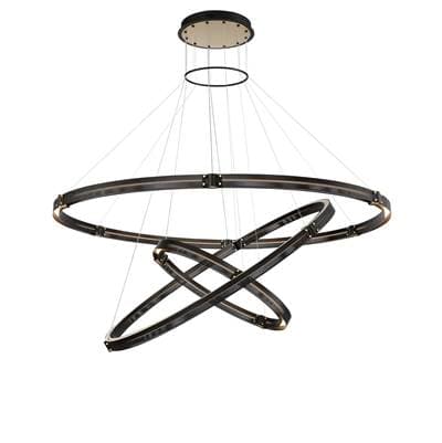 Eurofase Admiral, Chandelier 3-Light, 62'', Gold-black Mix - Gold Black Mix