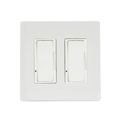Eurofase Efswd2 Dimmer with White Screwless Plate and Box by Eurofase