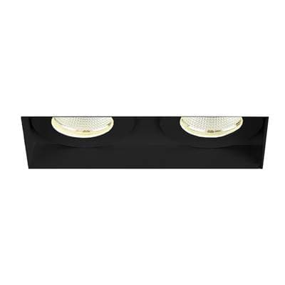 Eurofase Amigo 15W 2 Lights Trimless Downlight 3500K White - Black by Eurofase