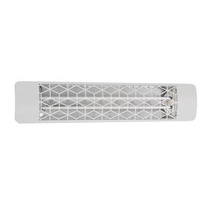 Eurofase Ef40240w6 Dual Element 39 Inch 4000 Watt Electric Patio Heater - White