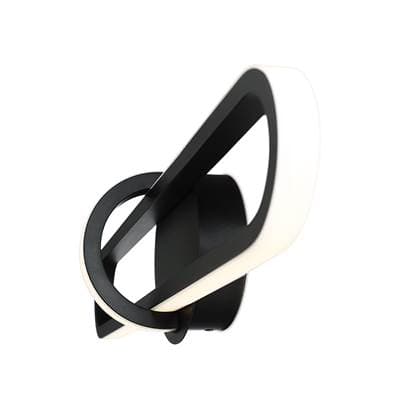 Eurofase Botton, Wall Sconce, 24'', Matte Black, White Acrylic