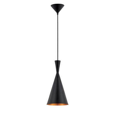 Bronx, Pendant, 16'', Matte Black, Gold Aluminum by Eurofase