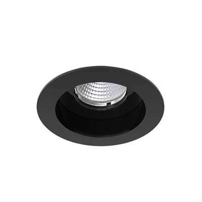 Eurofase Amigo 15W 1 Light Round Trim Downlight 3500K - Black