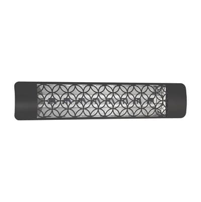 Eurofase Ef40208b2 Dual Element 39 Inch 4000 Watt Electric Patio Heater - Black