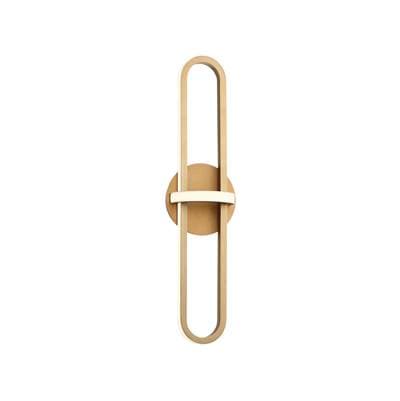 Eurofase Botton, Wall Sconce, 24'', Matte Gold, White Acrylic