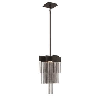 Eurofase Bloomfield, Pendant, 18'', Matte Black, Black Aluminum