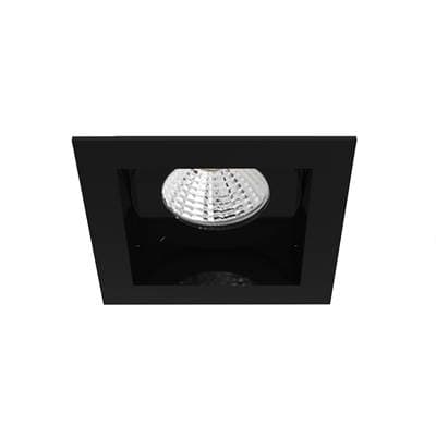 Eurofase Amigo 15W 1 Light Square Trim Downlight 3500K - Black by Eurofase