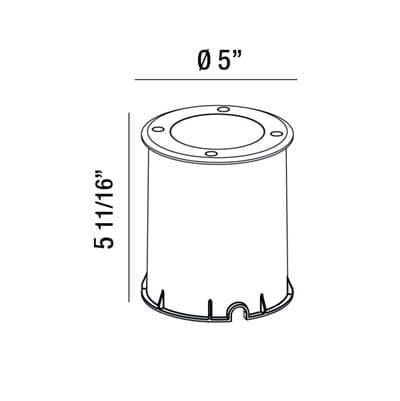 Eurofase Outdr,led Inground,rd,3x2w,ss - Stainless Steel by Eurofase