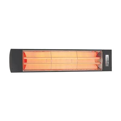 Eurofase Ef40208b Dual Element 39 Inch 4000 Watt Electric Patio Heater - Black