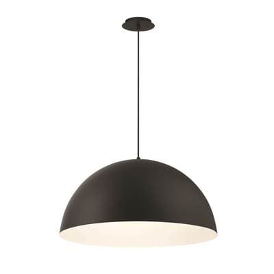 Eurofase Laverton, Pendant, 24'', Matte Black, Black Steel