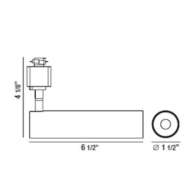 Eurofase Charlie,trk Head,led,7w,30k,b