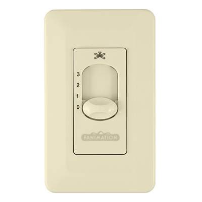 Fanimation Wall Control Non-reversing - Fan Speed Only - LA - Light Almond