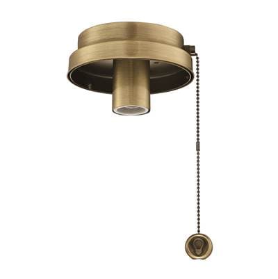 Fanimation Low Profile Light Kit Fitter - AB - Antique Brass by Fanimation