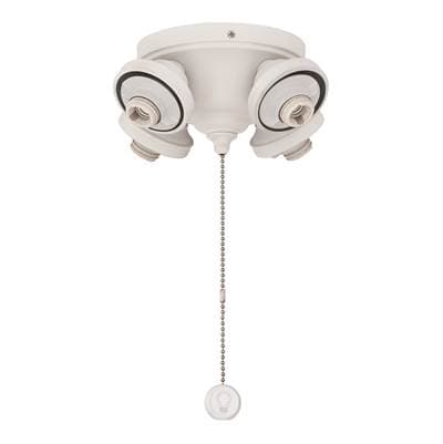 Fanimation Four Light Fitter - MW - Matte White