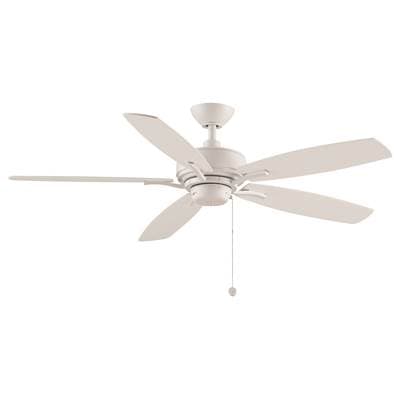 Fanimation Aire Deluxe - 52 Inch - Matte White with Matte White Blades