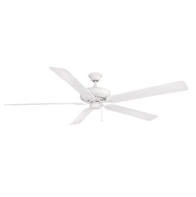 Fanimation Edgewood 72 Inch Indoor/outdoor Ceiling Fan with Matte White Blades