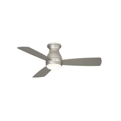 Fanimation Hugh - 44 Inch - Brushed Nickel with LED Light Kit by Fanimation