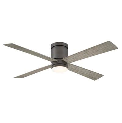 Fanimation Kwartet 52 Inch Indoor/outdoor Ceiling Fan with Weathered Wood Blades and LED Light...
